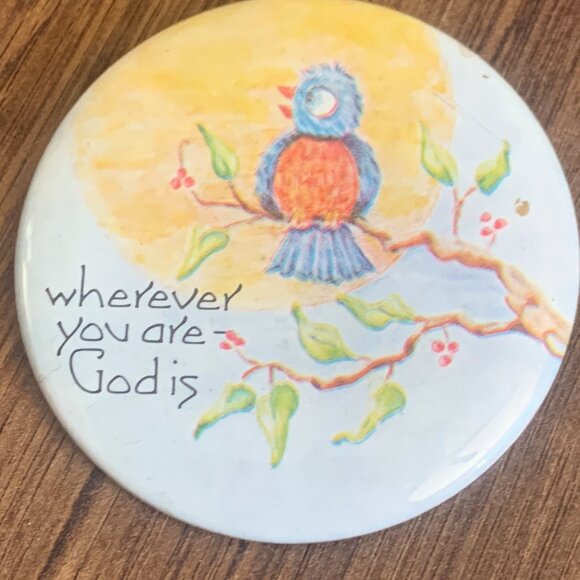 70's God Is Pin - Picture 3 of 7